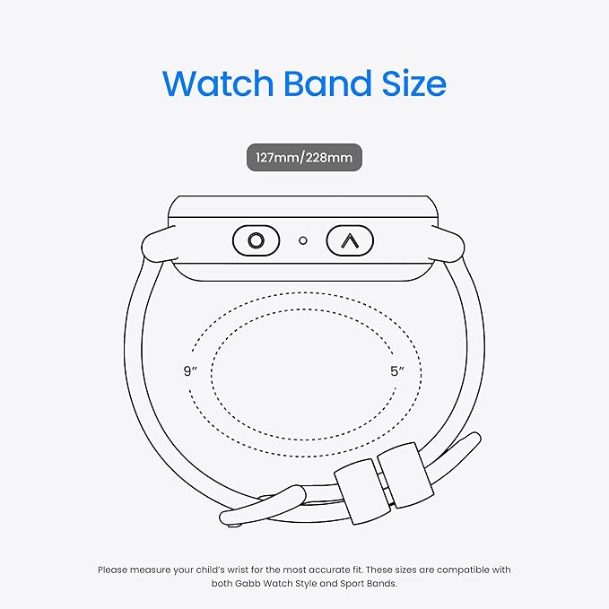 Gabb Watch 3e - Smart Watch for Kids, GPS Tracker, No Social Media or Internet, Fees Required (Dark Gray)