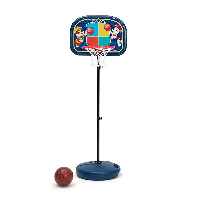 Delta Children PAW Patrol Basketball Hoop Set for Kids, Blue