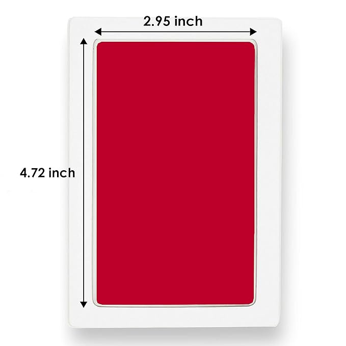 Large Clean Touch Ink Pad for Baby Handprints and Footprints – Inkless Infant Hand & Foot Stamp – Safe for Babies, Doesn’t Touch Skin – Perfect Family Memory or Gift, Red Print Kit by Tiny Gifts