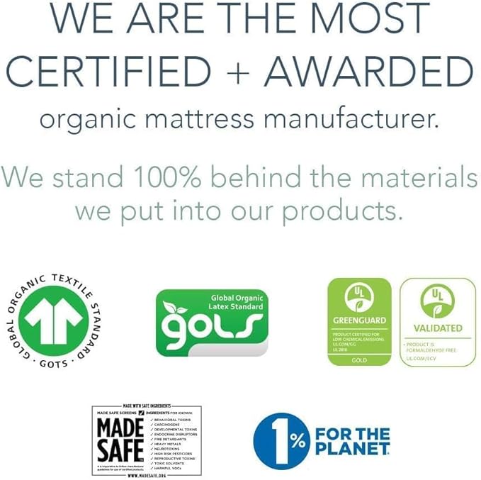 Naturepedic Organic Waterproof Mattress Protector Pad - Washable & Reusable Fitted Stretch Knit Mattress Cover - Highly Absorbent Bed Incontinence Pads - Breathable Fitted Cover for King 9"-16"