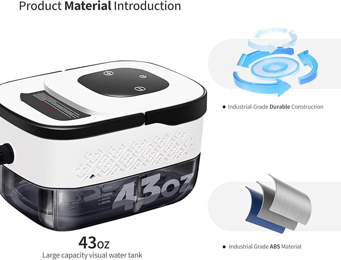 Handheld Pressurized Steam Cleaner. 4Bar for Home, Kitchen, Bathroom, 15s Heat-Up, 6 Adjustable Levels, Large 42.27oz Tank, Portable Steamer for Tile, Grout, Floor, Shower, Walls with 12 Accessories