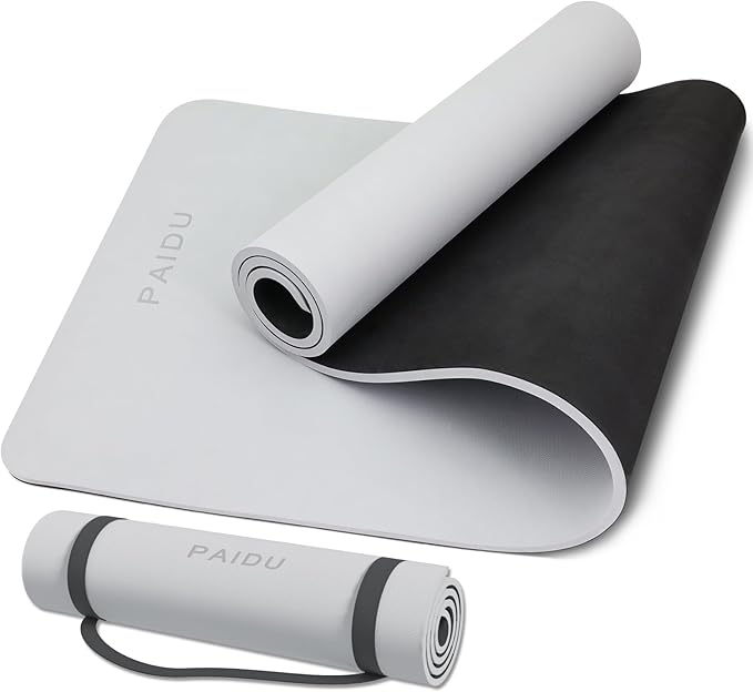 Yoga Mat Non Slip Anti-tear,extra thick-2/5 inch（10MM）High Resiliency Professional POE Yoga Mats for Women Men Kids,72"x24"inch,Workout, Yoga, Pilates and Floor Exercise, with Carrier Strap