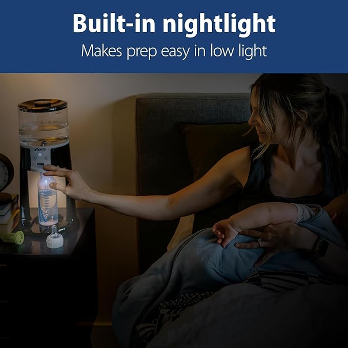 Dr. Brown's Insta-Prep Warm Water Dispenser with Baby Formula Dispenser, Gray