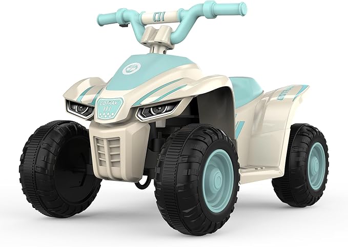 Gotrax RT1 Ride on Toys for Toddlers 1.5-3, Safe 12V Lead-acid Battery up to 80 Minutes, Forward/Reverse 2 Gears, Max 1.5MPH Speed&8" Big Tire, Electric Vehicle ATV Car Best Gift for Age1.5–3 Boy Girl
