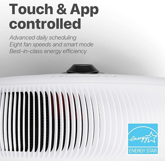 IQAir Atem X - 3Pack - Smart Air Purifier for Large Room up to 4950 sq. ft., WiFi App Control, HyperHEPA Filters Viruses, Bacteria, Allergies, Asthma, Mold, Pets, Dust, Odor; Made in Germany