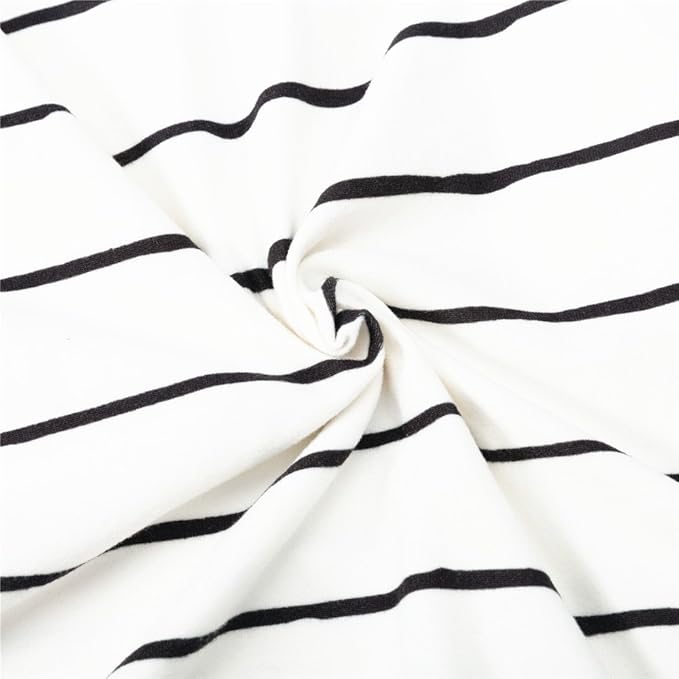 Car Seat Cover Baby – Multi-use Nursing Cover-Up for Breastfeeding, Carseat Canopy Cover, Stretchy Infant Stroller Covers for Boys and Girls (White with Black Stripes)