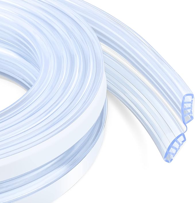 HOMREALM Baby Proofing,6.6ft(2M),Silicone Soft Corner Protectors with Pre-Taped Strong Adhesive, Edge Protectors for Sharp Corners of Cabinets, Tables