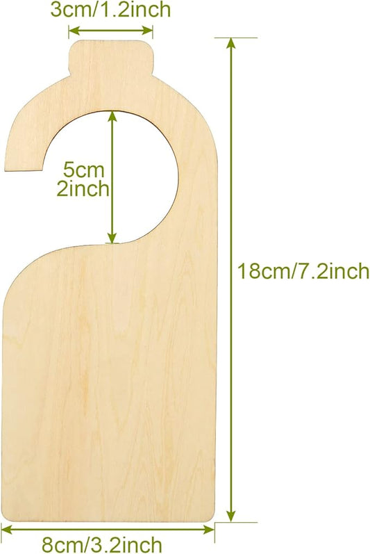 21 Pack Blank Clothing Rack Divider, Wooden Closet Size Divider, Closet Dividers Hanging Closet Dividers for Home Nursery Baby Clothes