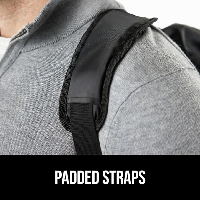 GORILLA GRIP Car Seat Travel Bag for Airplane Gate Check, Easy Carry Padded Backpack Bags Cover Carseats, Infant Baby Carriers and Toddler Booster Seats for Airport, Child Air Travels Essential, Black