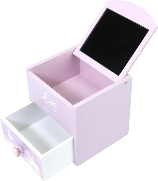 Girl Jewelry Box purple unicorn Tabletop Storage Box Little girl birthday christmas Gift kids jewelry box Organizer