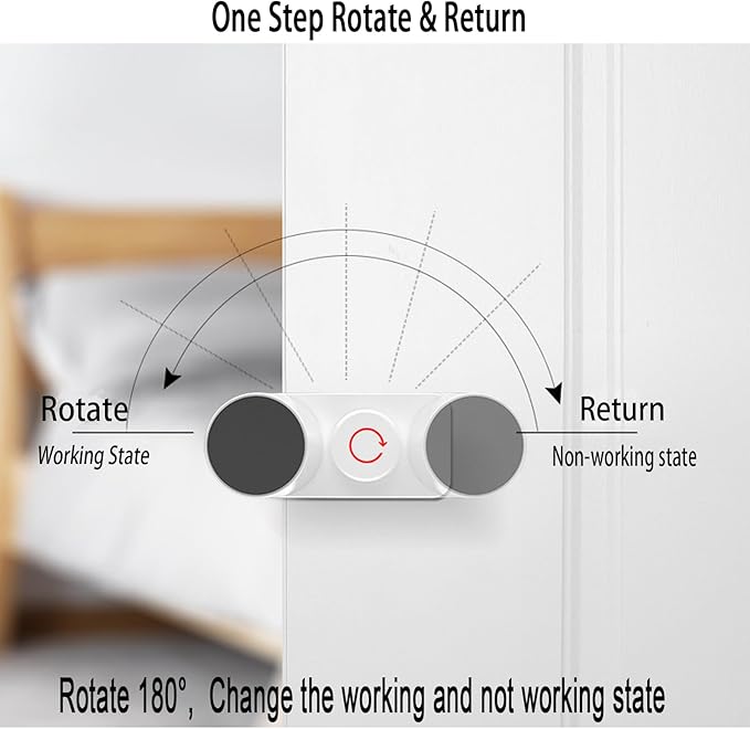 CMINGJ （4 Pack） Adjustable Door Guard Door Stop, Door slam Stopper, Finger Pinch Guard,Revolving Door Stopper for Baby Child Proofing, Anti Door slam, Pet Door Stopper, Easy to Install,White