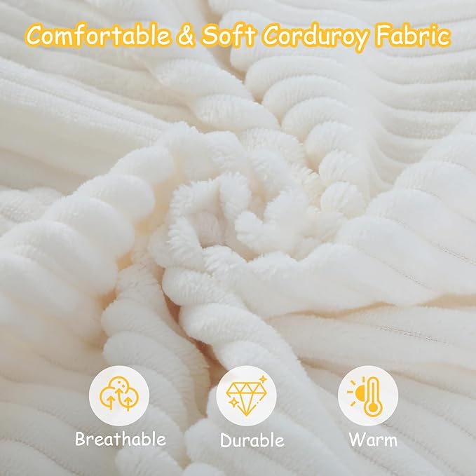 COMAX Kids Bean Bag Chair Turn into Beanbag Bed, Toddler Bean Chair Corduroy for Girl Boy Sleeping, Lazy Children Bean Bags with Filler, Convertible Child Floor Mattress, Beige