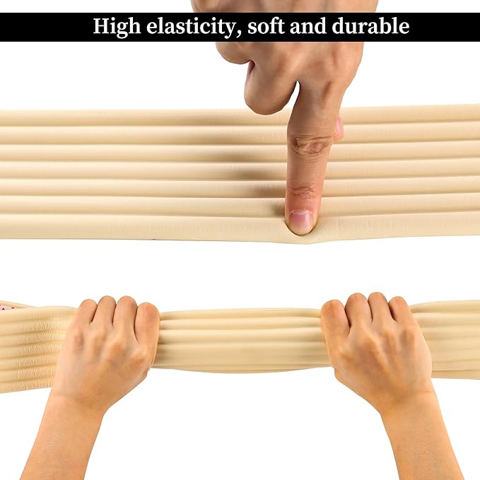 Corner Protector for Baby, Widen Edge Protector with Adhesive Backing, Baby Proofing Edge Corner Protectors Self Adhesive Furniture Corner Guard Bumper for Table, Desk, Fireplace (White, 16.4ft)