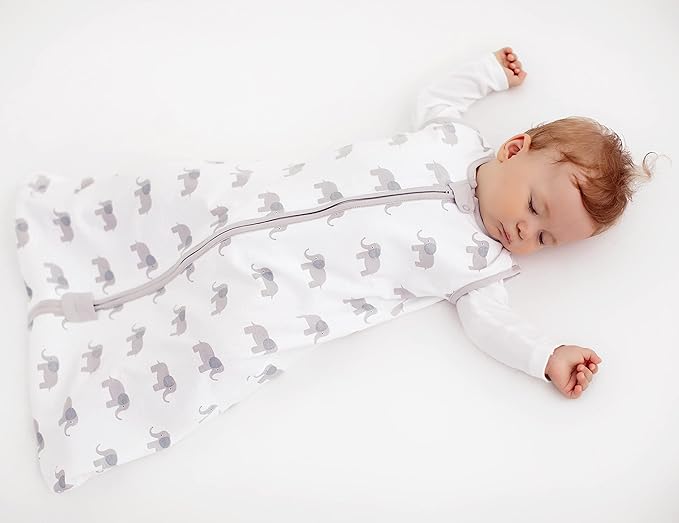 Mama Cheetah Baby Sleep Sack 0.5 TOG, Organic Cotton Baby Wearable Blanket with Two-Way Zipper, Swaddle Transition Baby Sleeping Bag for Newborn Infant Toddler Boy Girl, 18-24 Months