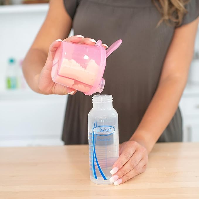 Dr. Brown's Insta-Prep Warm Water Dispenser with Baby Formula Dispenser, Pink