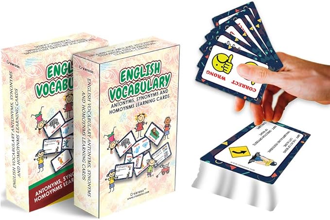 Creanoso US Schools and Learning Flash Cards Series (2-Deck)