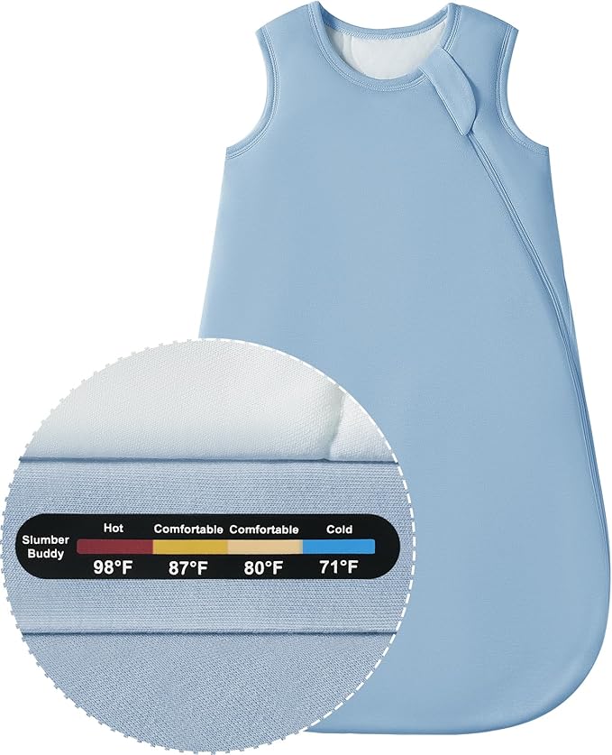 Baby Bamboo Sleep Sack, 70% Rayon Made from Bamboo 30% Cotton 1.0 TOG Infant Wearable Blanket