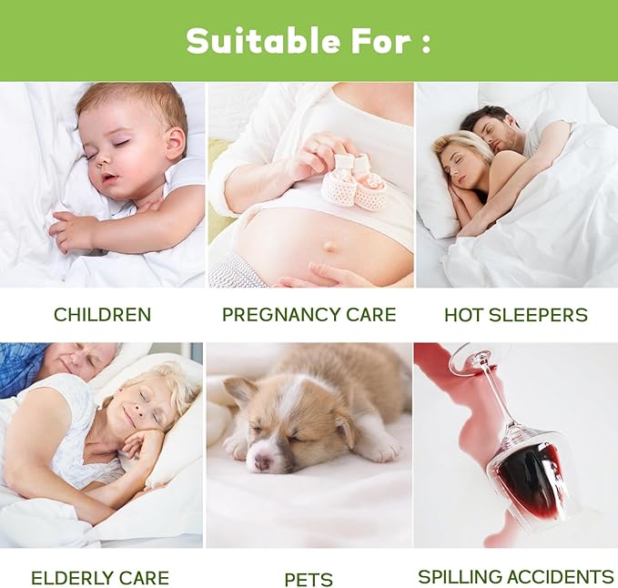 Premium Tencel Twin Size Mattress Protector in White, Natural and Skin Soft, Enjoy Our Waterproof Mattress Cover Fitted with A Deep Pocket, Hypoallergenic, Breathable, Noiseless and Absorbent