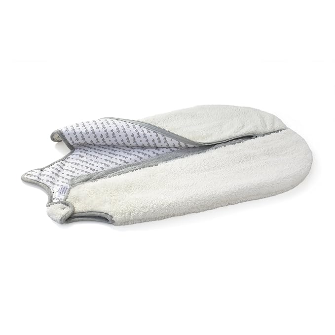 baby deedee Sleep Nest Teddy Sleeping Bag, Ivory, (Medium 6-18 Months)