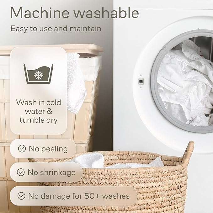 Niagara Crib 2 Pack 100% Waterproof Mattress Protector, Soft Breathable Crib Mattress Protector with Deep Pocket, Mattress Pad for Toddler and Baby (52x28, Beige) - Viscose Made from Bamboo