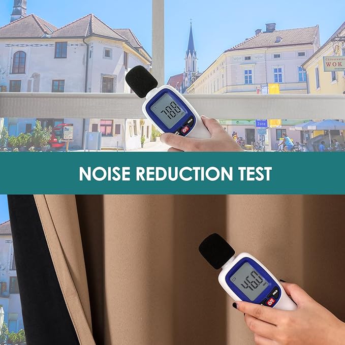 ChrisDowa 100% Blackout Curtains for Bedroom with Black Liner, 2 Thick Layers Total Blackout Thermal Insulated Grommet Small Window Curtains 2 Panels Set (Cappuccino, 42 x 54 Inch)