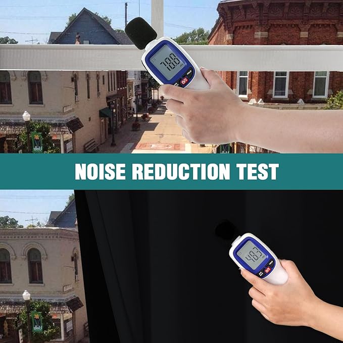 ChrisDowa 100% Blackout Curtains 108 inch Long for Bedroom with Black Liner, 2 Thick Layers Total Blackout Thermal Insulated Grommet Window Curtains 2 Panels Set (Black, 52 x 108 Inch)