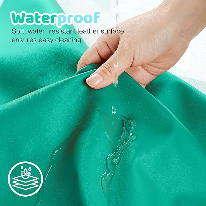 Foam Building Toys for Toddlers: 6-Pieces Waterproof PU Leather Soft Foam Blocks - Colorful Large Stacking Blocks - Early Learning Construction Toys Play Set for Kids Indoor Birthday Gift (Modern)