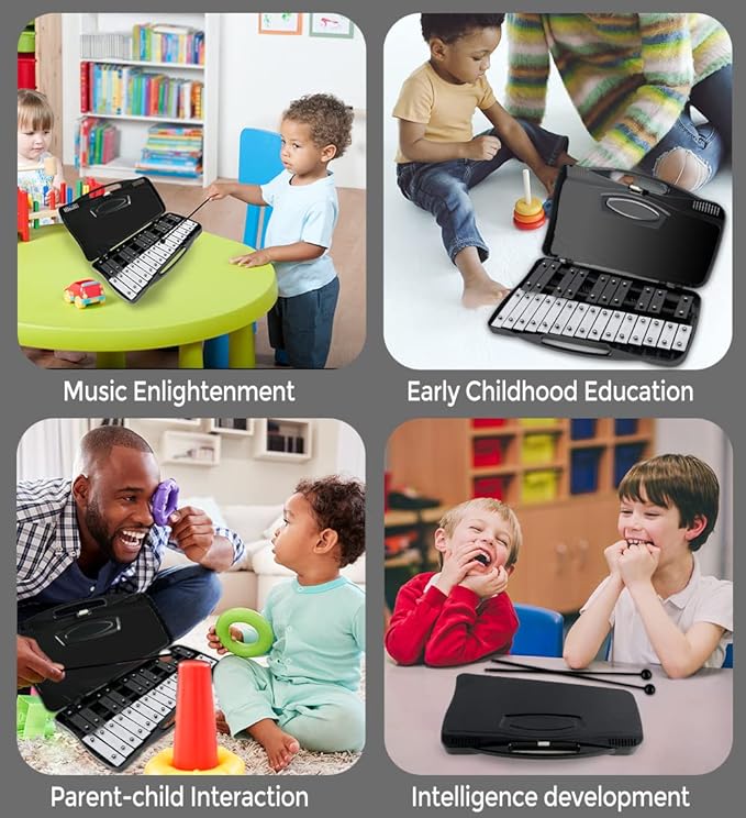 EASTROCK Glockenspiel Xylophone for Kids, Professional Music Teaching, Gifts