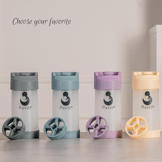 Formula Dispenser - Replaces Hand Scooping - Add Desired Amount with a Few clicks - Baby Formula Container to go - 10ounces Baby Milk Powder Storage - for Home & Travel