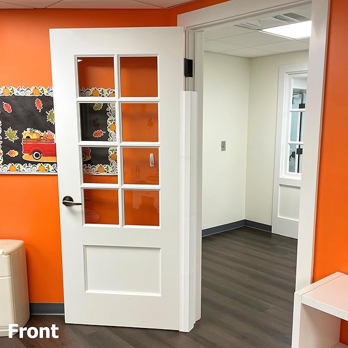 Cardinal Gates PinchNot 180 Degree Door Pinch Guard for Kids Safety-Door Hinge Protector for Babies-CSP24-Door Finger Pinch Shield Single for Front of Door-Child Proof Jamb-Made in USA