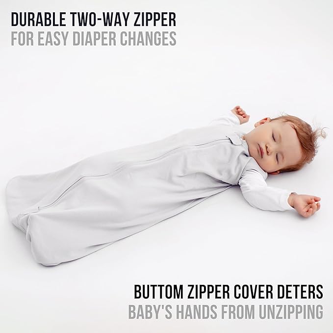 Mama Cheetah Baby Sleep Sack 0.5 TOG, Organic Cotton Baby Wearable Blanket, Swaddle Transition Baby Sleeping Bag, Boy Girl Newborn Infant, XXL (24-48 M)