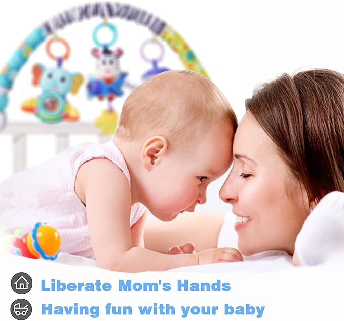 Pau1Hami1ton Baby Stroller Arch Toys, Car Seat Toys,Bouncer Toy Bar/Mobile for Bassinet,Adjustable Baby Hanging Toys Fit for Crib Bed,Stroller,Car Seat.S-19(Aircraft)