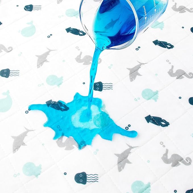 Potty Training Pee Pads for Kids, Bed Pads Washable Waterproof, Bed Wetting Pads for Twin and Toddler Beds, Waterproof Crib Mattress Protector Pad Cover, Non Slip and Easy to Change, 1 Pack