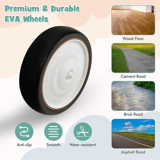 HONEY JOY Ride On Push Car, Outdoor Toddler Riding Toys w/Steering Wheel, Horn & Storage, Foot-to-Floor Sliding Car, No Batteries, Retro Baby Ride On Toys for Boys and Girls (Green)