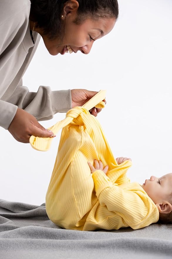 MONICA + ANDY Baby Organic Knot It Gown