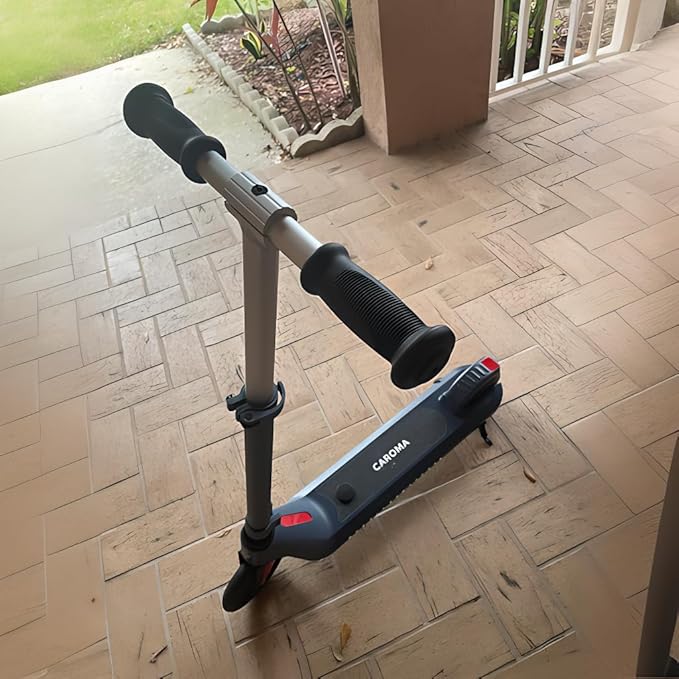 Caroma Electric Scooter for Kids Ages 6-12,150W/180WMotor,10 MPH Max Speed & 7 Miles,Colorful Lights,Adjustable Height & Speed,LED Display,Foldable Kids Electric Scooter 132 Lbs Max Load,Idea Gift