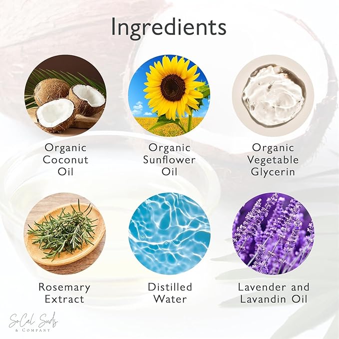 SoCal Suds & Company 2oz Organic Foaming Baby Wash & Shampoo - Lavender