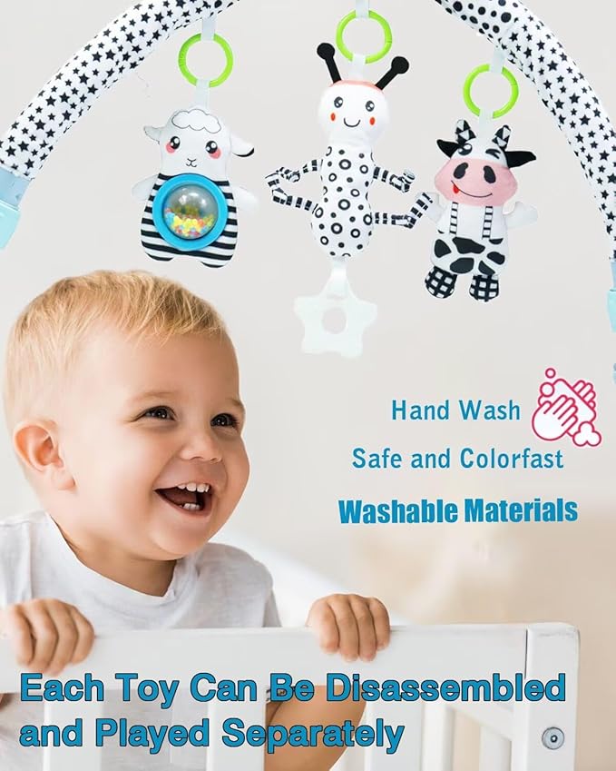 Pau1Hami1ton Baby Stroller Arch Toys, Car Seat Toys,Baby Gifts.S-19(Ant)