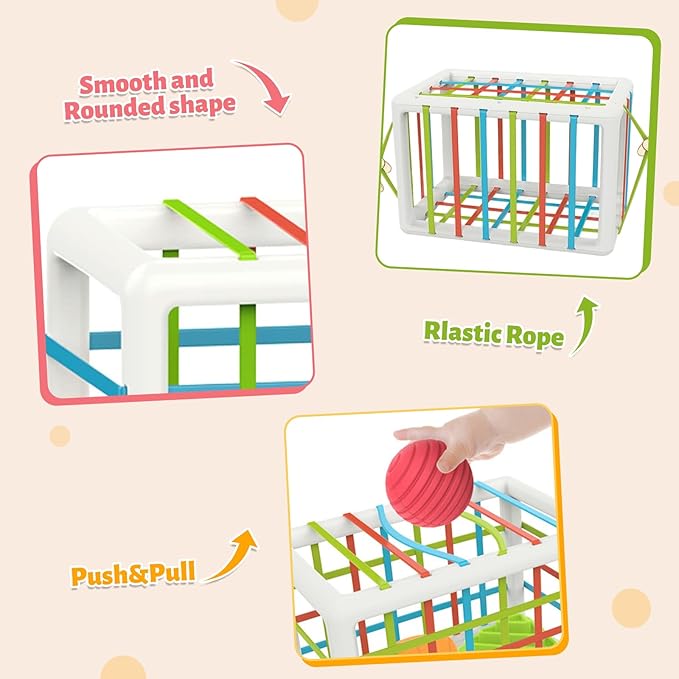 MINGKIDS Bath Toys 12-18 Months,Baby Sensory Fine Motor Skills Developmental Toys,Gifts for 6 9 12 18 Month Age 1 2 3 4 One Two Year Old Boys Girls Kids
