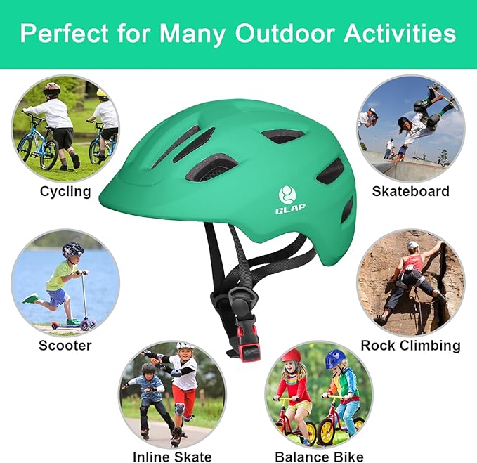 GLAF Baby Bike Helmet Toddler Helmets for 1 Year Old and up Infant Girls Boys Multi Sport Adjustable for Scooter Bicycle Kids Youth Child Skateboard Safety Cycling