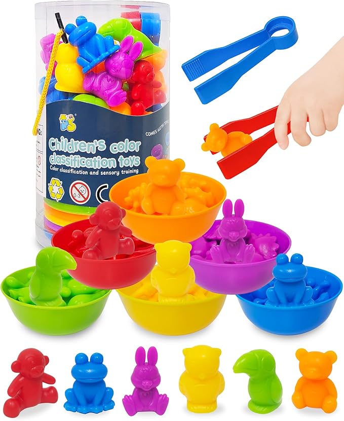 Yetonamr Counting Dinosaurs Montessori Toys for 3 4 5 Years Old Boys Girls, Toddler Preschool Learning Activities Toy for Kids Ages 3-5, 4-8, Birthday Gifts Sensory Toys