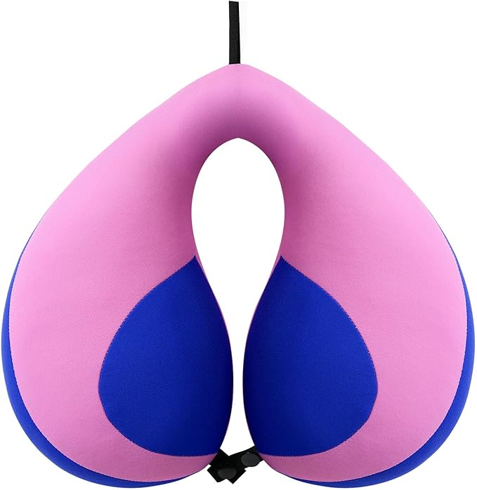 MOOB Kids Pillow Neck Pillow for Car & Airplane, Traveling Gifts for Toddler & Children U-Shape Car Seat Head Travel Neck Pillow Dark Purple