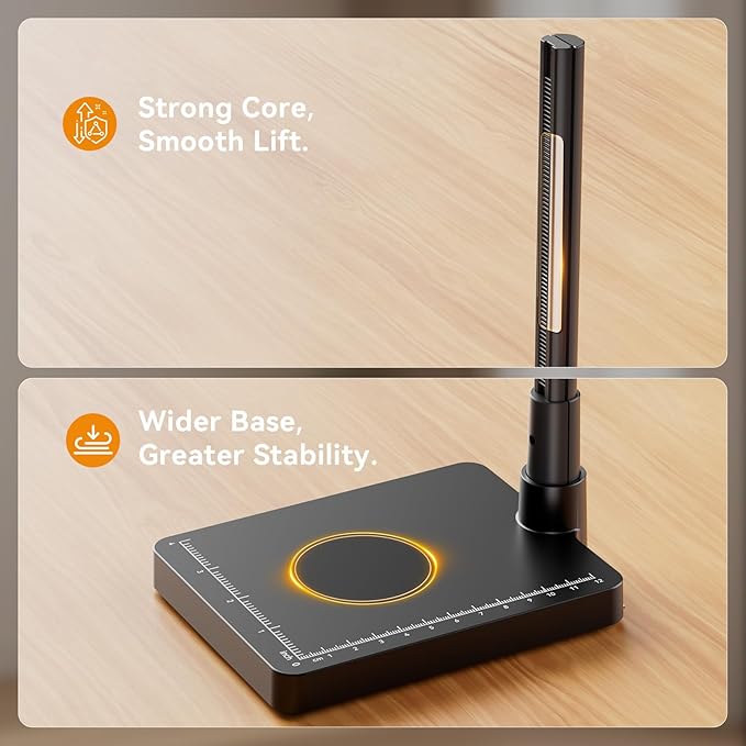 Elikliv EDM4C Coin Microscope with Scale：4.3" Digital Microscope with Adjustable LED, Error Coin Magnifier with Screen & Weighing Scope for Collectors, Jewelers, Students, Windows/Mac Compatible