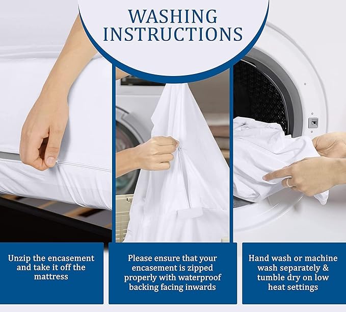 Utopia Bedding Zippered Mattress Encasement Full Size (Pack of 10), 100% Waterproof, Dust Mite and Bed Bug Proof Mattress Protector, Absorbent 6-Sided Mattress Cover