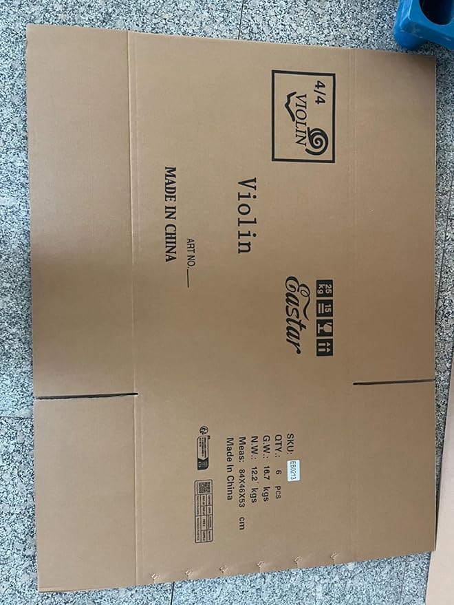 Eastar 4/4 Violin Set Full Size Fiddle Solidwood for Adults with Hard Case, Shoulder Rest, Rosin, Two Bows, Clip-on Tuner and Extra Strings, EVA-330