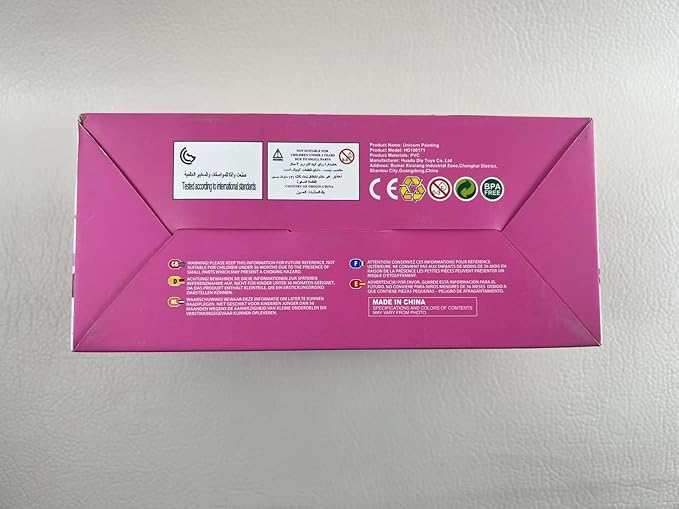 DIY Painting Unicorn Kit Arts and Crafts Set for Kids or Girls Decorate and Drawing 3D Toys for Children Gift(6 Unicorns)