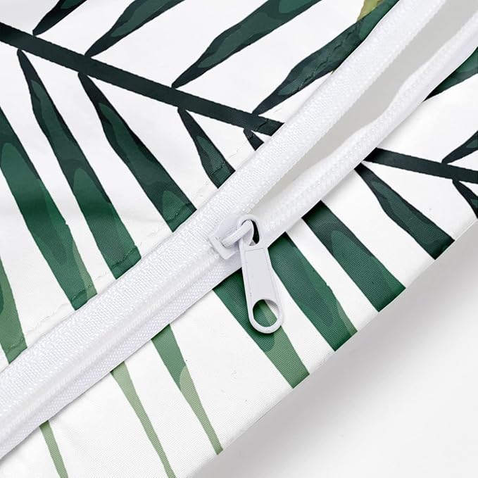 Wet Bag, Wet Dry Bag, Wet Bag for Swimsuit, Travel, Beach, Pool, Diapers, Dirty Yoga Gym Clothes, Makeup Bag, Waterproof Tropical Palm Leaves Decor Jungle Palm Leaf Favors