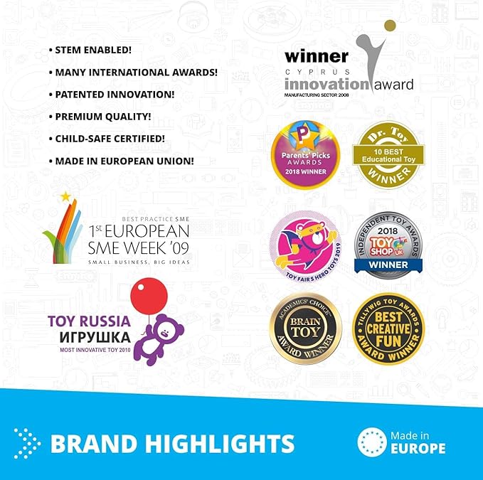 Engino Creative Engineering Toys, 30 Multi Model Set for Kids 7+, Bulding Toys, Creative STEM Kit, STEM Projects for Young Inventors, Gift for Boys & Girls