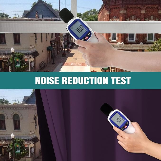 ChrisDowa 100% Blackout Curtains for Bedroom with Black Liner, 2 Thick Layers Total Blackout Thermal Insulated Grommet Window Curtains 2 Panels Set (Royal Purple, 52 x 84 Inch)