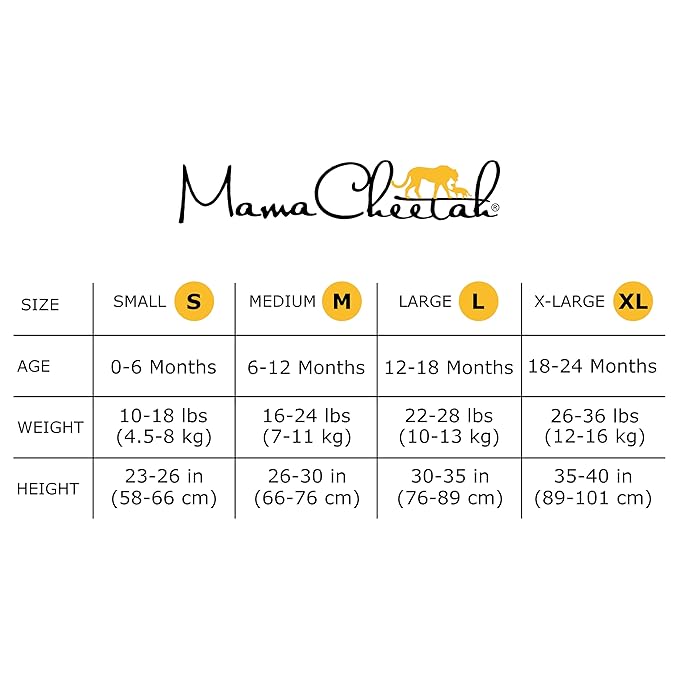 Mama Cheetah Baby Sleep Sack 0.5 TOG, Organic Cotton Baby Wearable Blanket with Two-Way Zipper, Swaddle Transition Baby Sleeping Bag for Newborn Infant Toddler Boy Girl, 18-24 Months